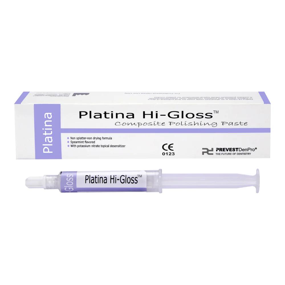 Platina Hi-Gloss Polierpaste – Hochglanz fuer Komposit & Veneers – 4 g Spritze