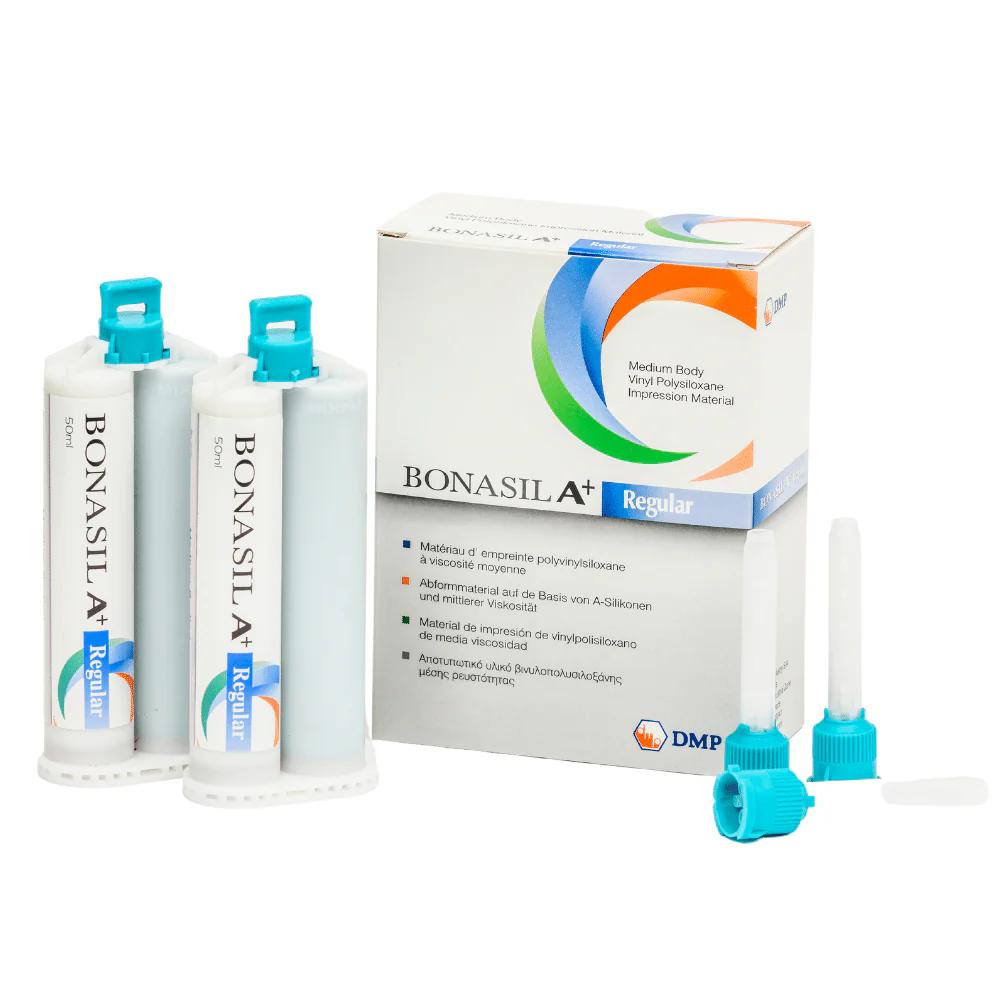 BONASIL A+ Regular A-Silikon – Mittelviskoses VPS, Tuerkis – 2 x 50 ml Kartuschen