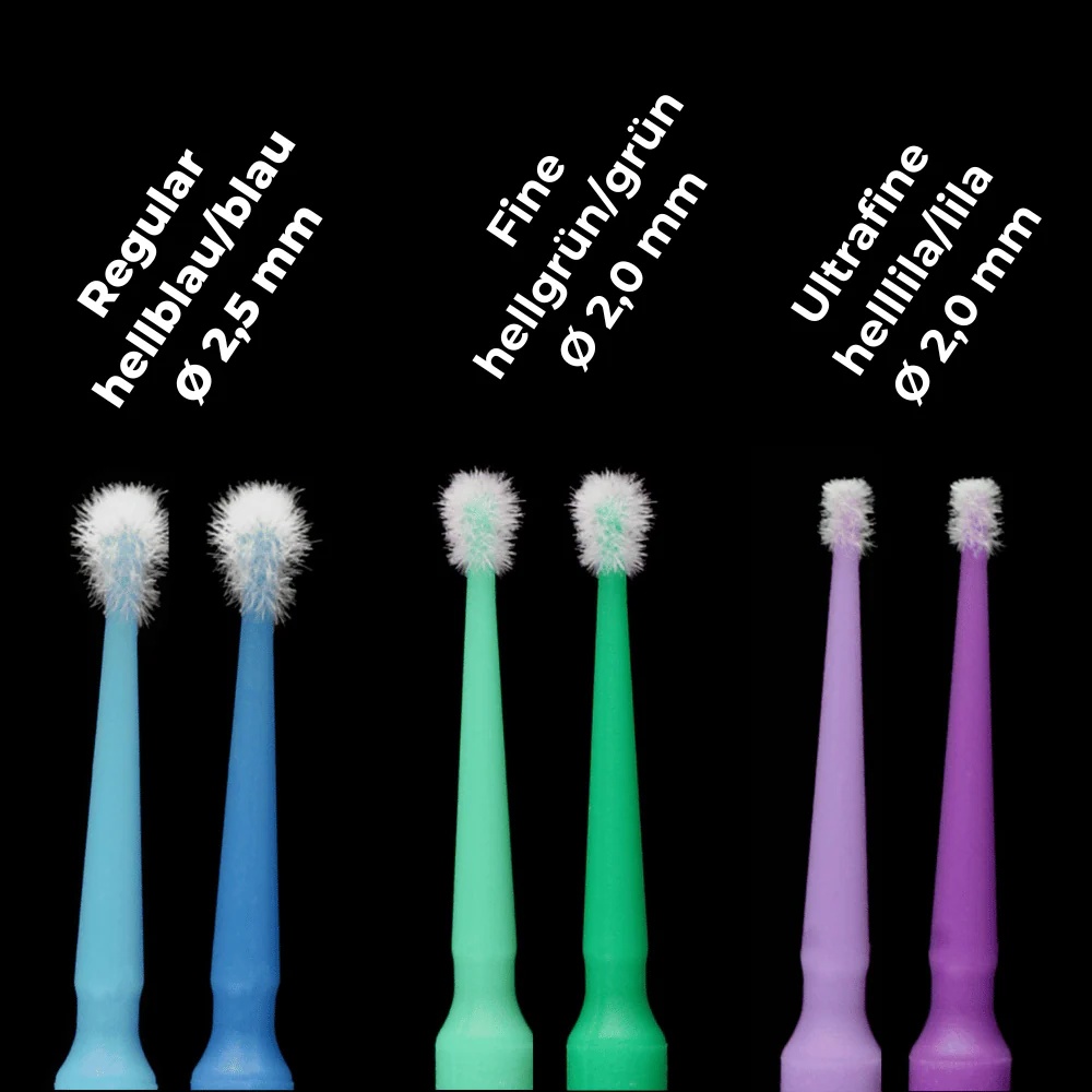 Mikroapplikatoren – Regular, Fine, Ultrafine, Flexibel, Einweg, Präzise Platzierung – 1000 Stk. Sparpack