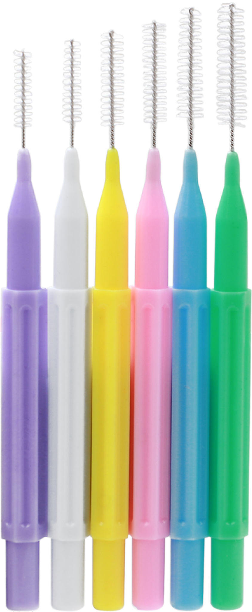 Colorful EZ Interdental Brushes set for effective plaque removal between teeth.
