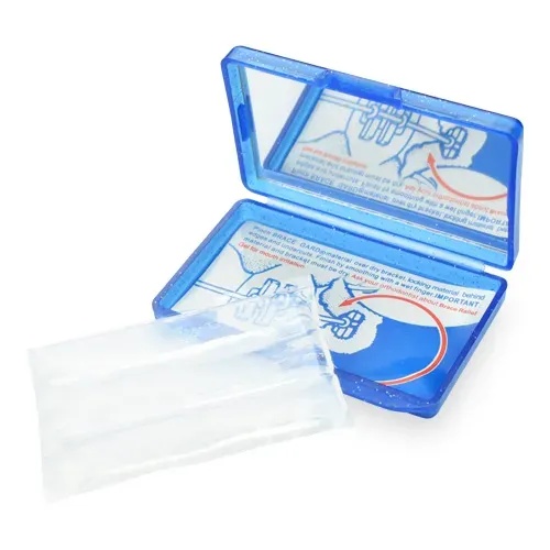 Brace Gard Mini Pak – Silikon-Schutzwachs für Zahnspangen, Gegen Schleimhautreizung – 20 Einzelboxen