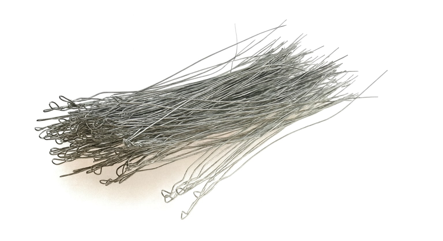 Kobayashi Ligaturdrähte Lang – 30 mm, mit Haken, Edelstahl – 100 Stk.