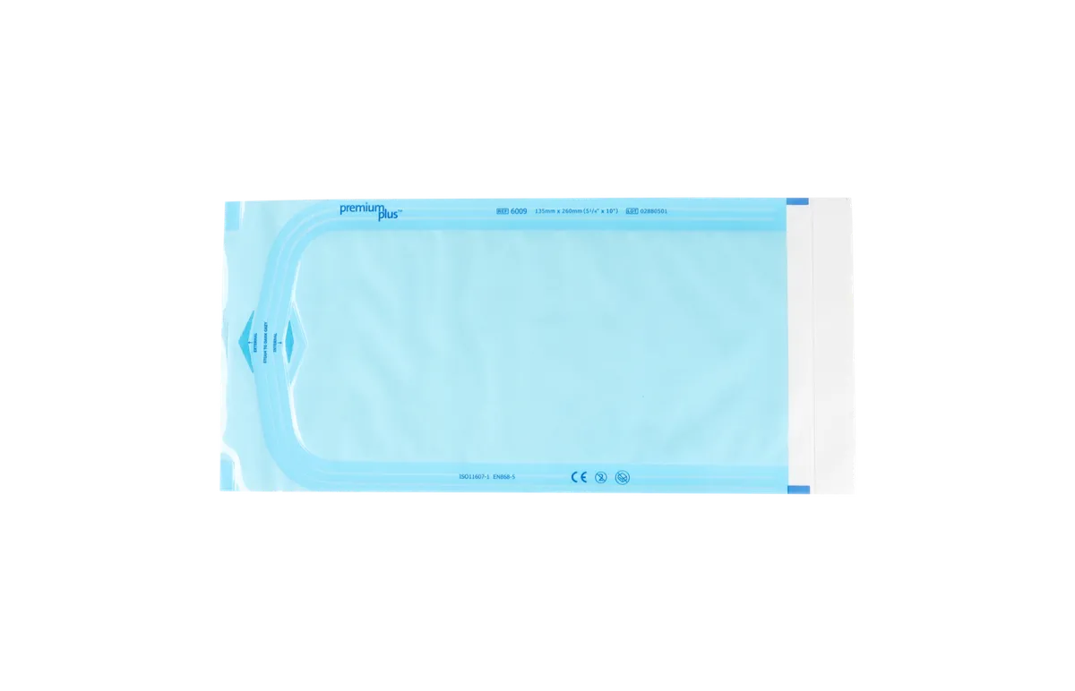 Sterilisationsbeutel Premium Plus 6009 – leer, 135 x 260 mm