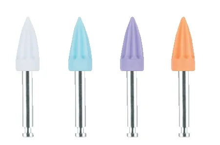 Dental-Polierer Regular in verschiedenen Farben mit Metallschaft