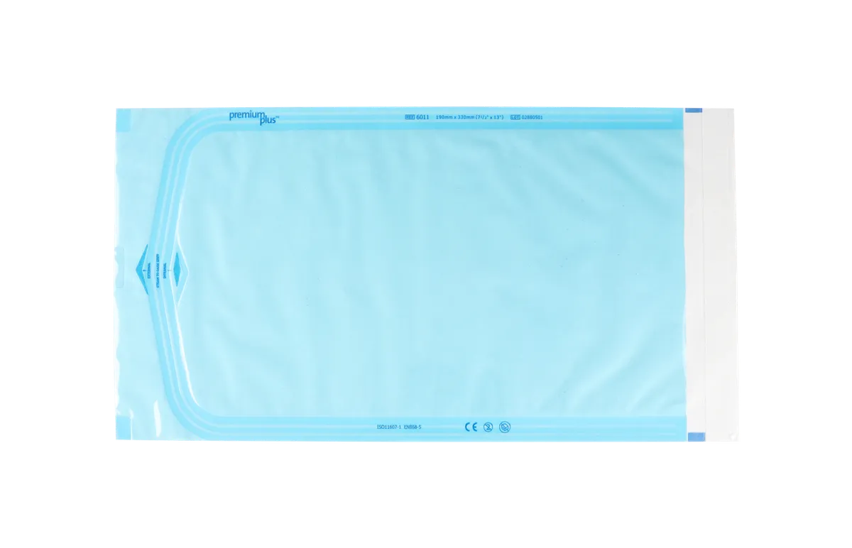Sterilisationsbeutel Premium Plus 6011 – leer, 190 x 330 mm