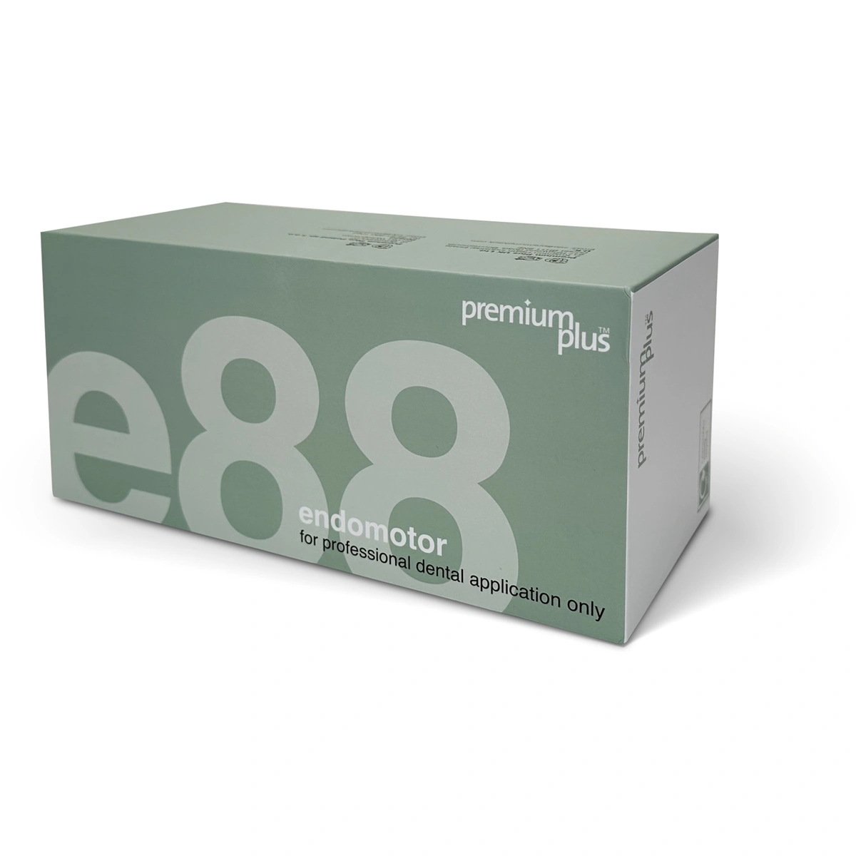 Originalverpackung des E88 Endomotors für den professionellen zahnärztlichen Einsatz