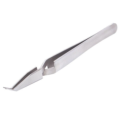 Bracketpinzette, kurz, 45° abgewinkelt Stück