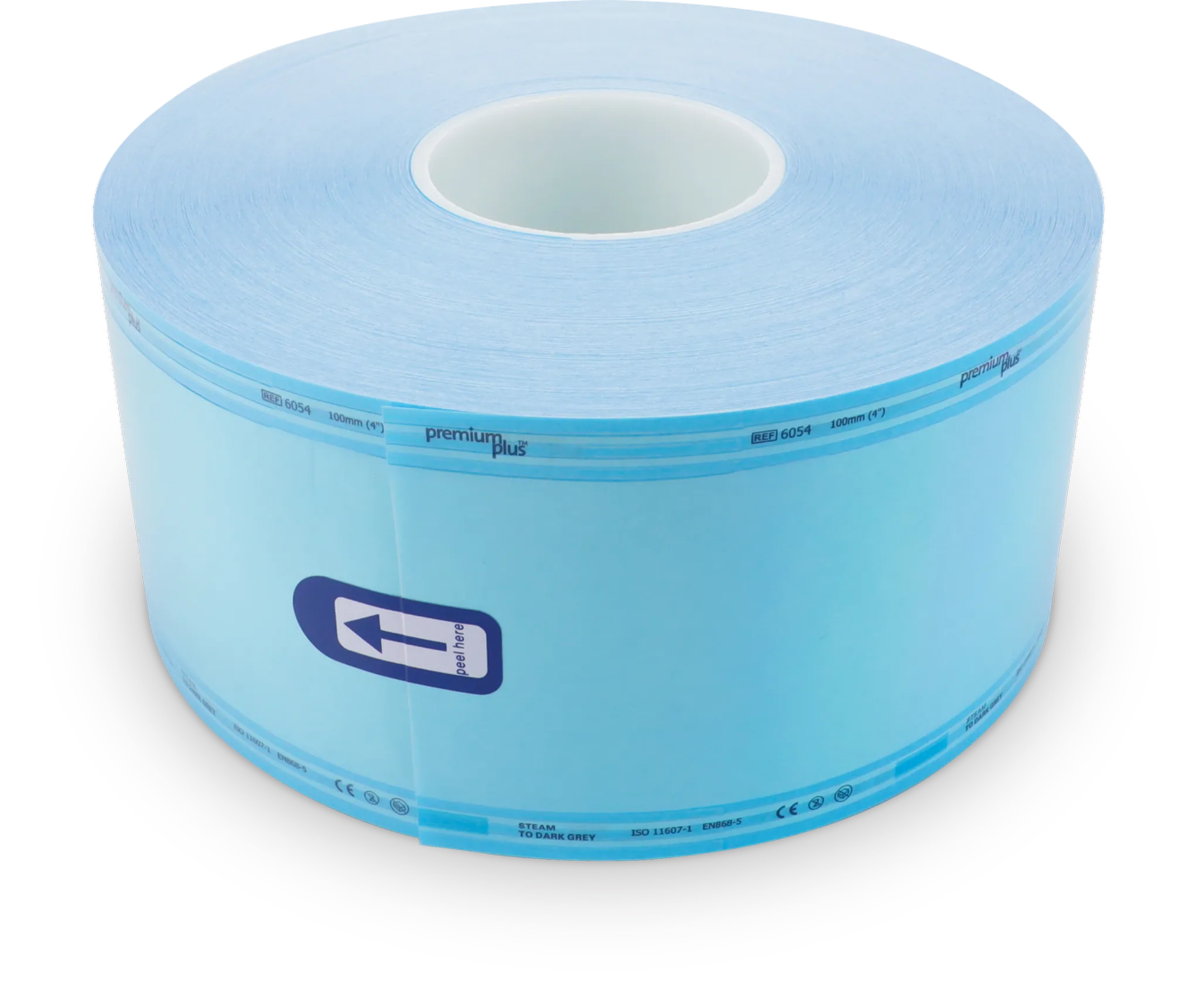 Premium Plus,Rolle der Premium Plus Sterilisationsverpackung 6054 mit 100mm Breite
