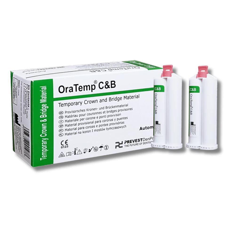 OraTemp C&B – Temporäres Kronen- und Brückenmaterial, Komposit A2 – 67 g Kartusche
