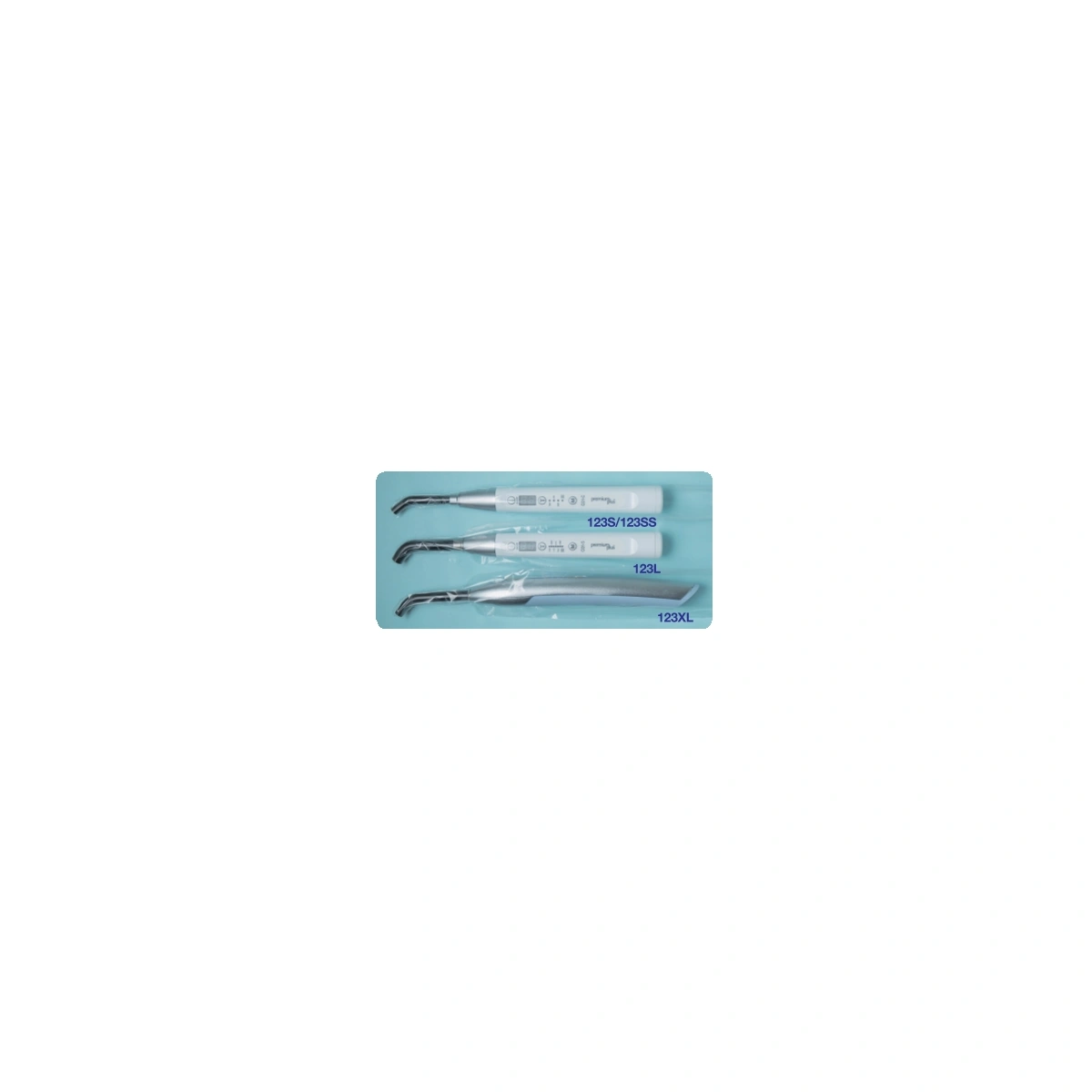 Dental Lichtleiter-Handstücke 123-Serie – Polymerisationslampen-Aufsätze in den Varianten 123S/123SS, 123L und 123XL für präzises Aushärten von Kompositen