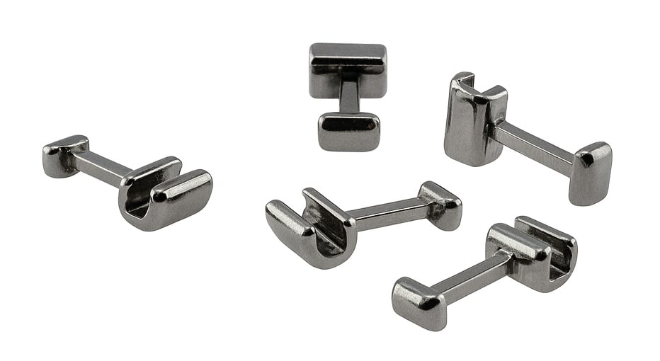 Crimpable Hooks lang, 10 Stk