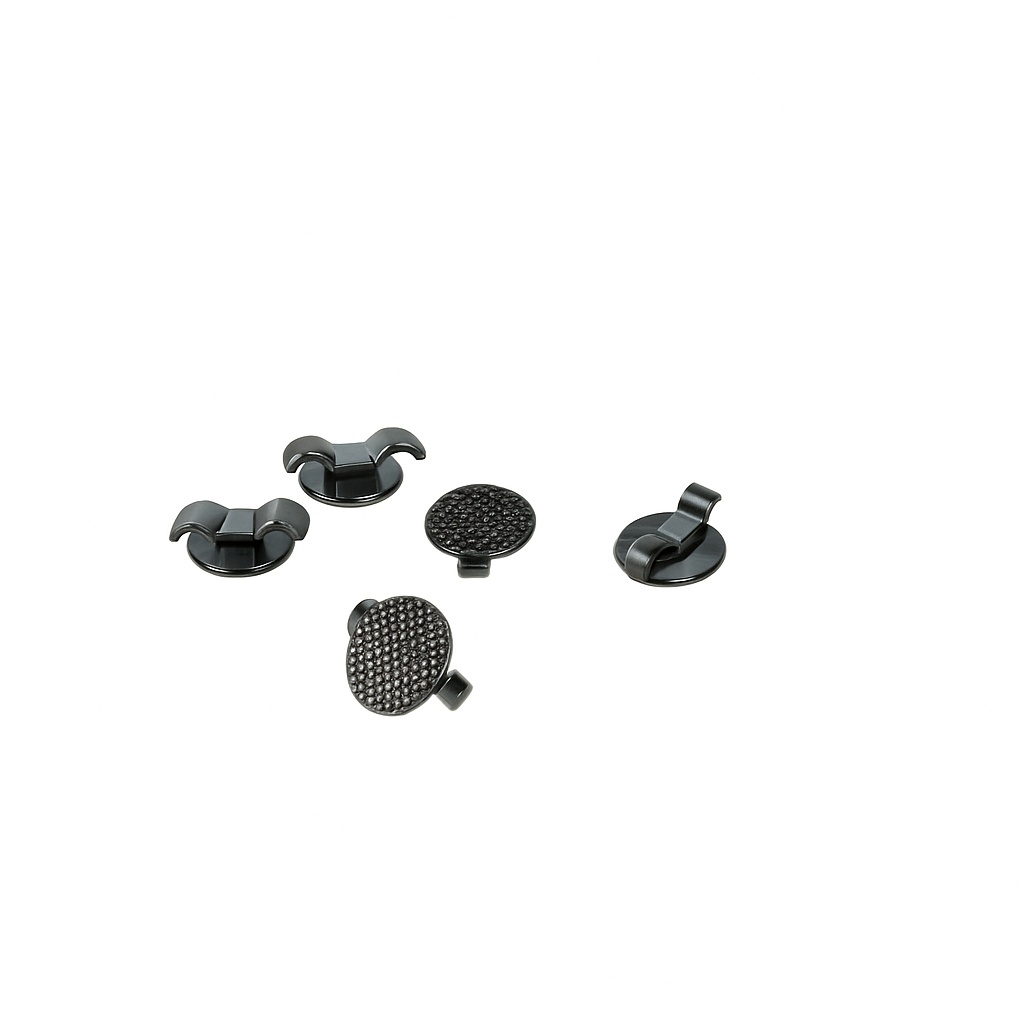 Klebefähige Metall-Lingualhaken( runde Basis, 10 St.PK )