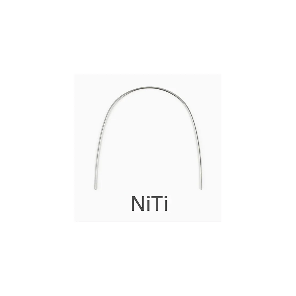 NiTi-Bogen aus Nickel-Titan für sanfte Zahnbewegung in der Frühphase