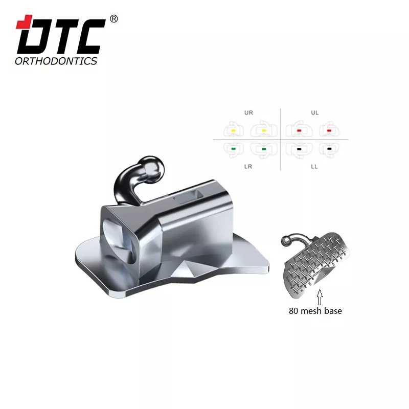 1. Molar Tubes Bondable – Non-Convertible, ROTH 0.022, Mesh-Basis – 4 Stk.