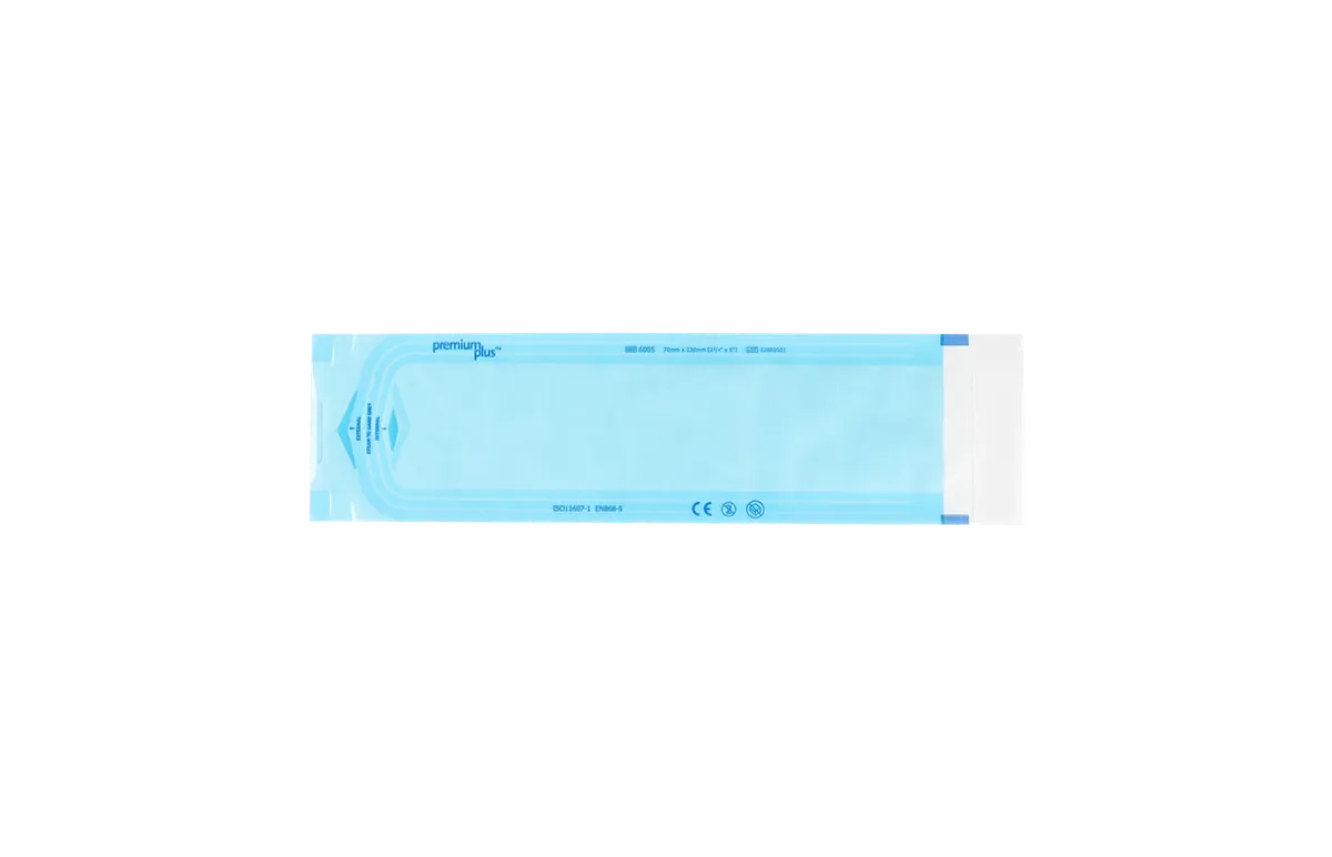 Sterilisationsbeutel Premium Plus 6005 – leer, 70 x 230 mm