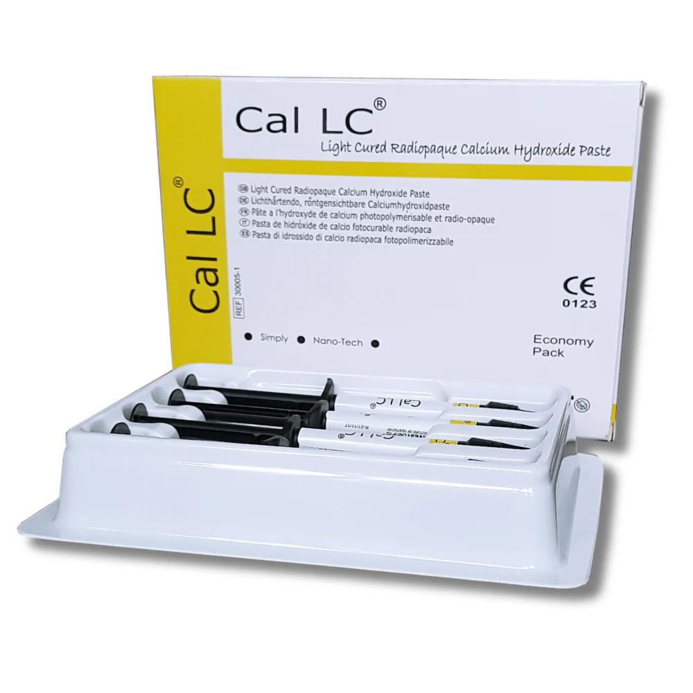 CAL LC Calciumhydroxid Paste – Lichthärtend, Pulpenprotektion – 4 x 2 g Spritzen