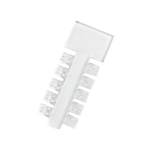 Rotationskeile auf Trägerstiften, Transparent (100 Stk.)