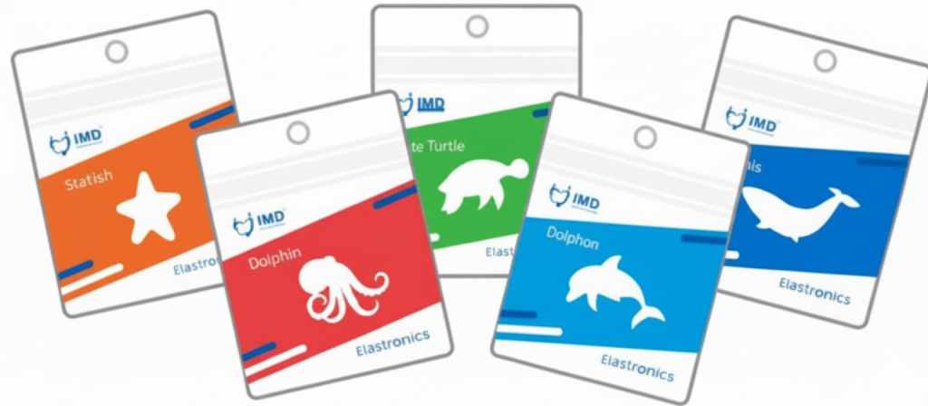 IMD Intraorale Gummiringe – elastisch & silikonbasiert | 50×100 Stück | Symbolsortiert