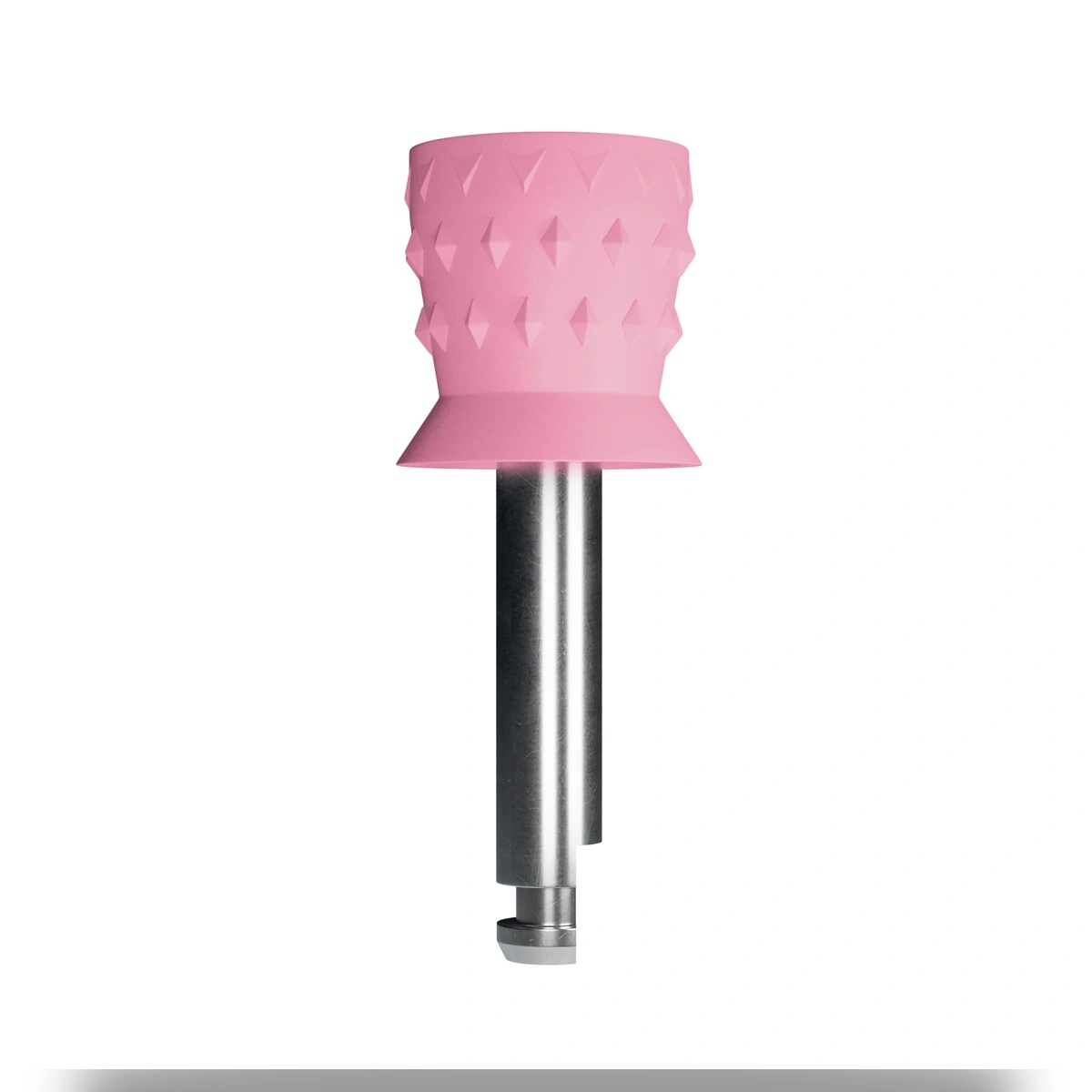 Polierkelche CA-Mini-Schaft – Silikon Genoppt, Latexfrei, PZR, 7 mm Kopf – 100 Stk.