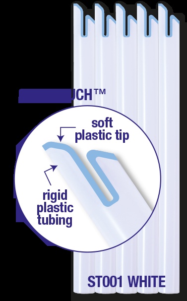 Absaugkanülen mit Belüftung, gerade, blau, 50 Stk