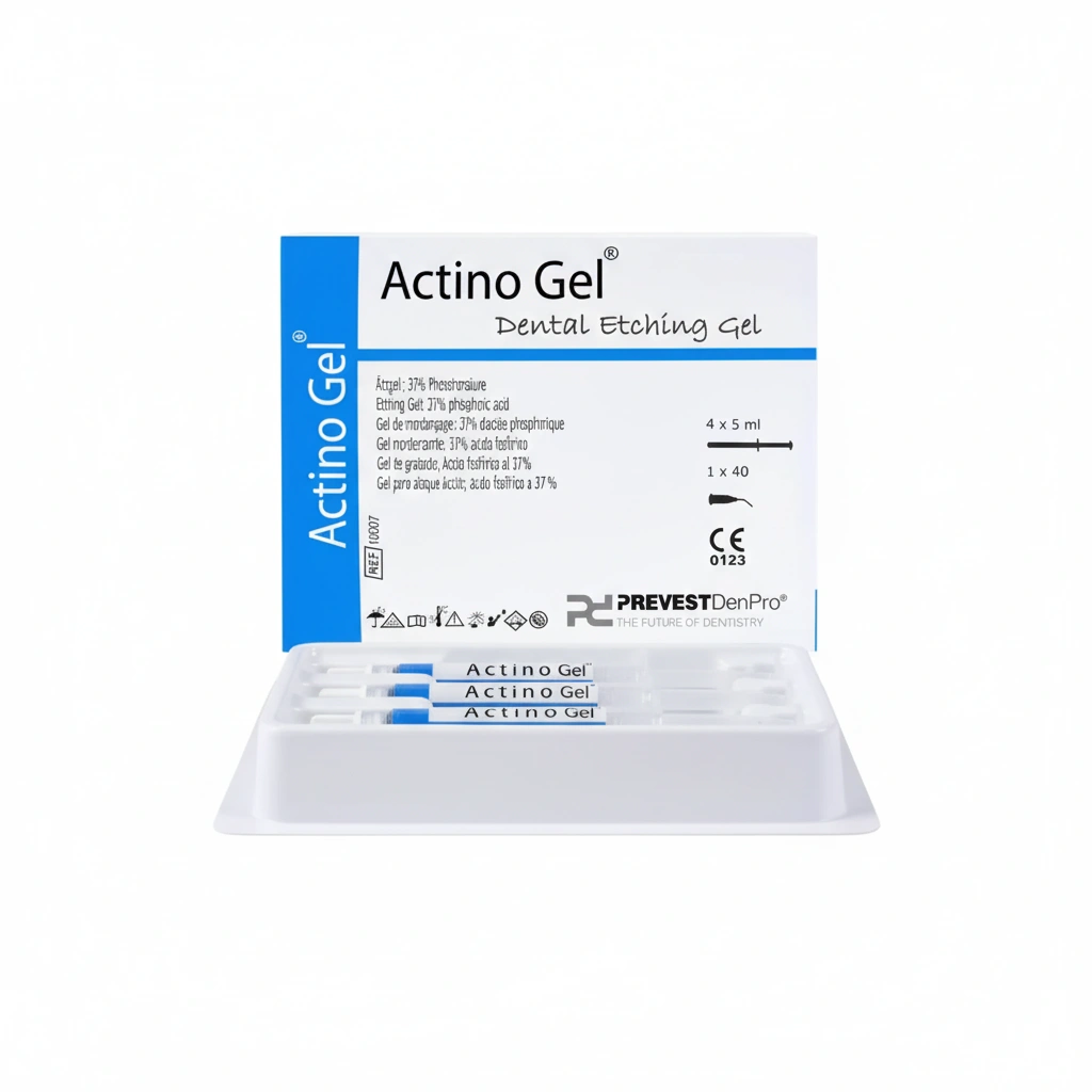 Actino Gel – Dental Ätzgel 37% Phosphorsäure | 4 x 5 ml Spritzen