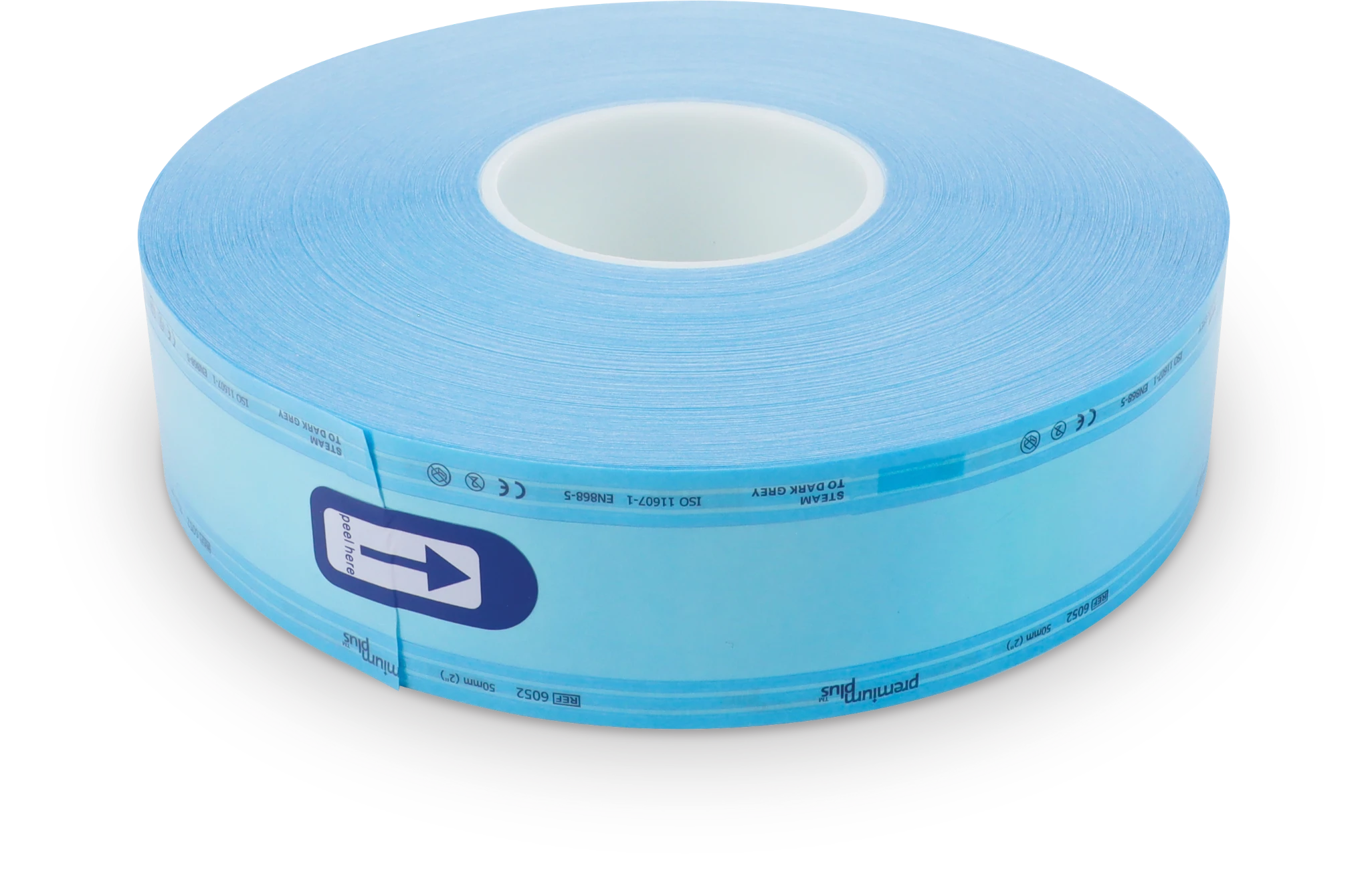 Sterilisationsrolle 6052 – 50 mm Breite, 200 m Länge, Premium Plus