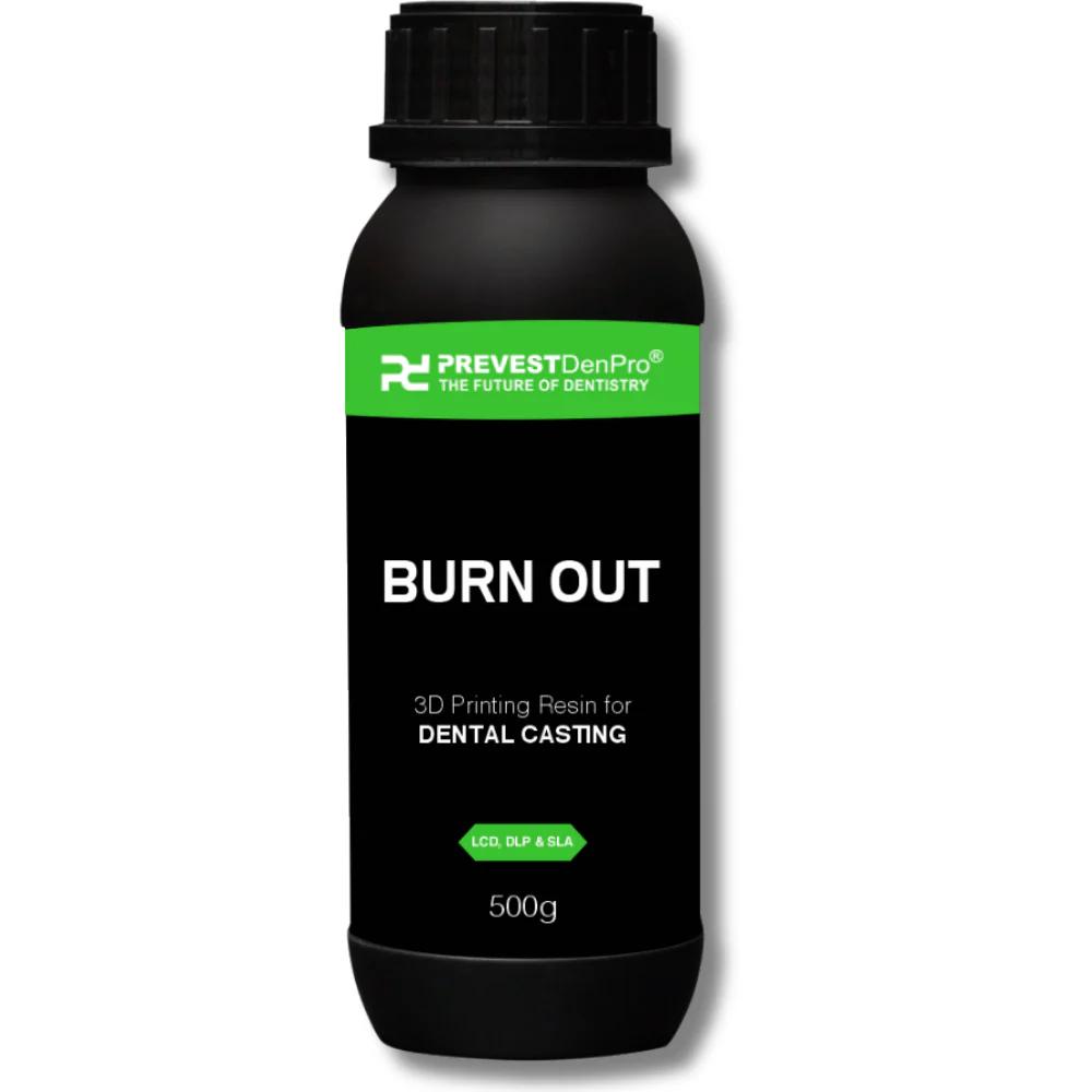 Burn Out 3D-Druck Gießharz – Aschefrei, Rot – 500 g Flasche