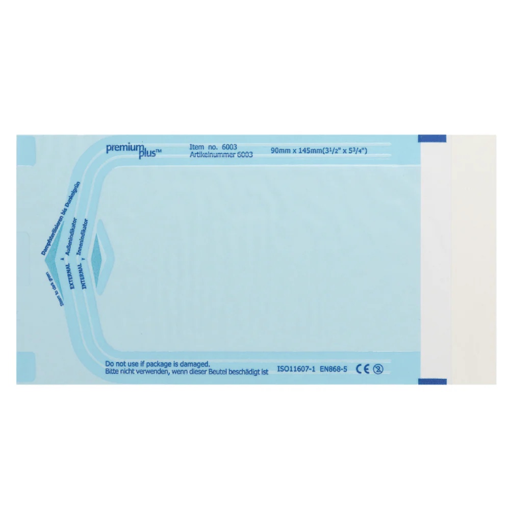 Sterilisationsbeutel 90×145 mm, 200 Stk