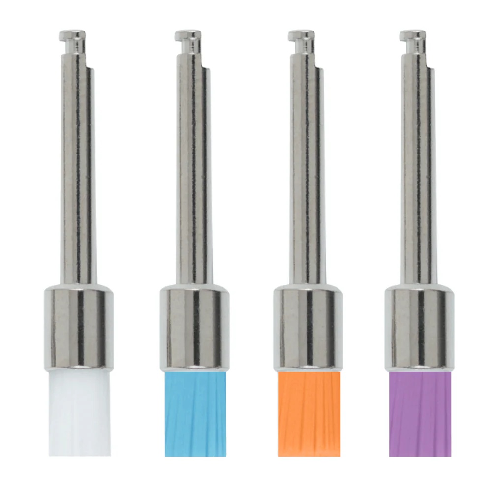 Prophylaxebürsten CA-Schaft – Okklusalflächen, Nylon-Borsten, Einweg-Politur – 100 Stk.