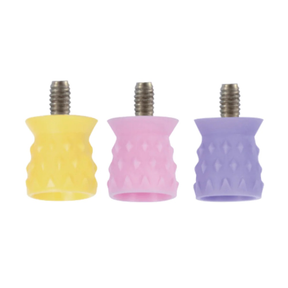 Polierkelche Screw-In – Silikon Genoppt, Short Cup, Latexfrei, PZR – 100 Stk.