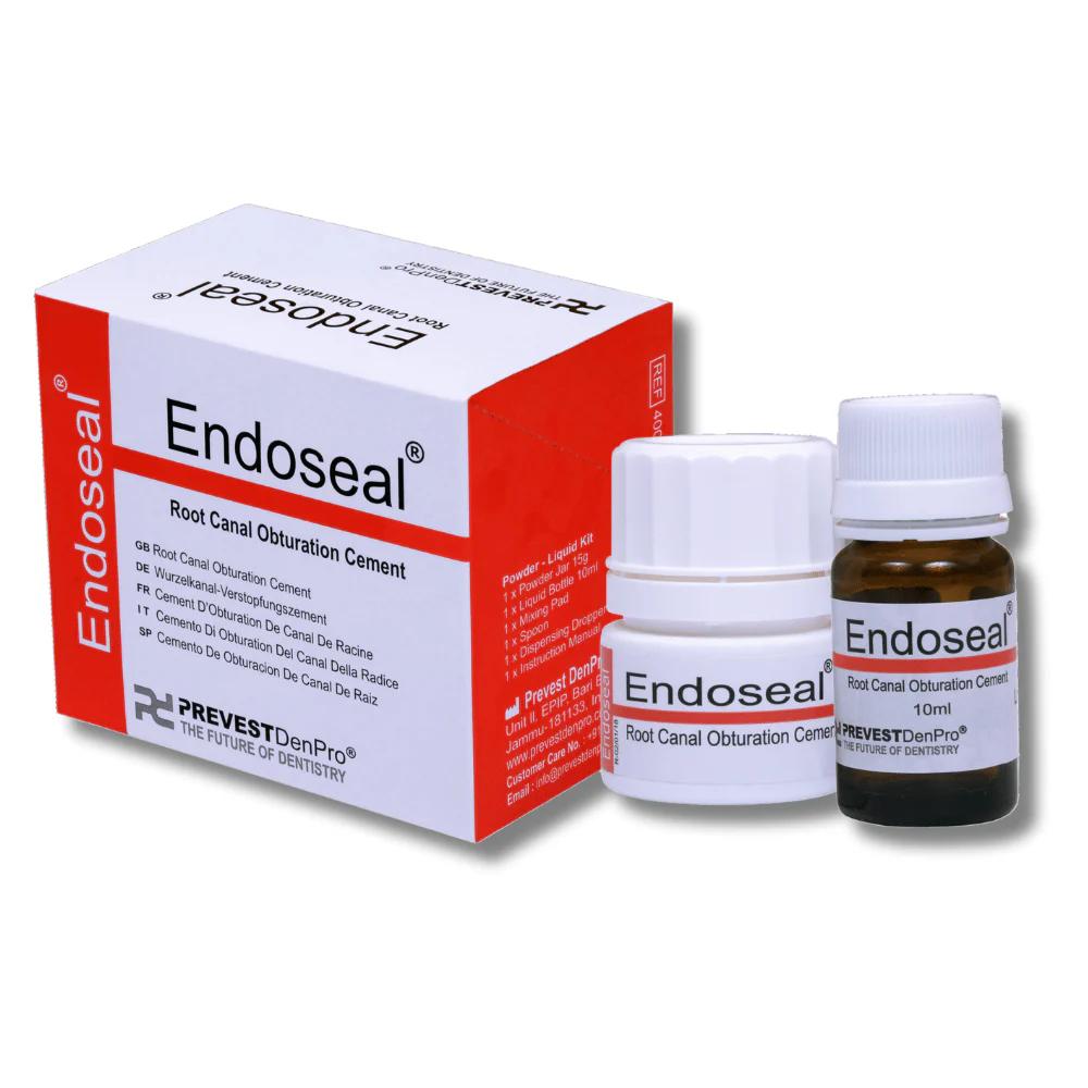 Endoseal Wurzelkanalzement – Pulver & Fluessigkeit, Dauerhafte Obturation – 1 Set