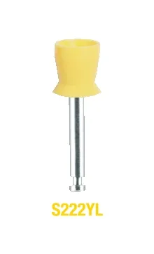 Dental-Produkt S222YL in Gelb mit Metallschaft