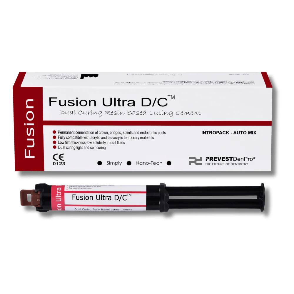 Fusion Ultra D/C – Dualhärtender Befestigungszement (Harzbasis), Automix, A2 – 9 g