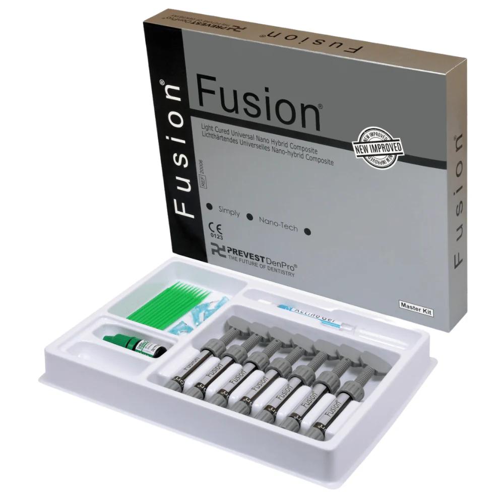 Fusion Universal Combo Kit – Nano-Hybrid Komposit Set, Roentgenopak (7 x 4 g Spritzen)