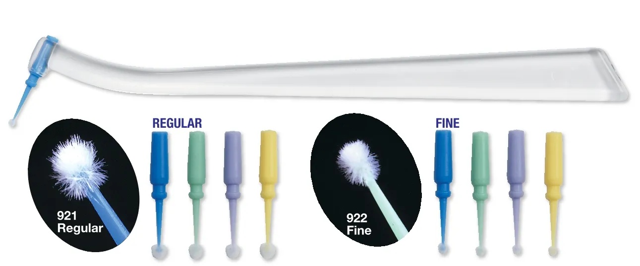 Einweg Applikationstips Dental – Regular & Fine, Flexibler Hals, Präzise Dosierung, Nylonfasern – 100 Stk. / 500 Stk.