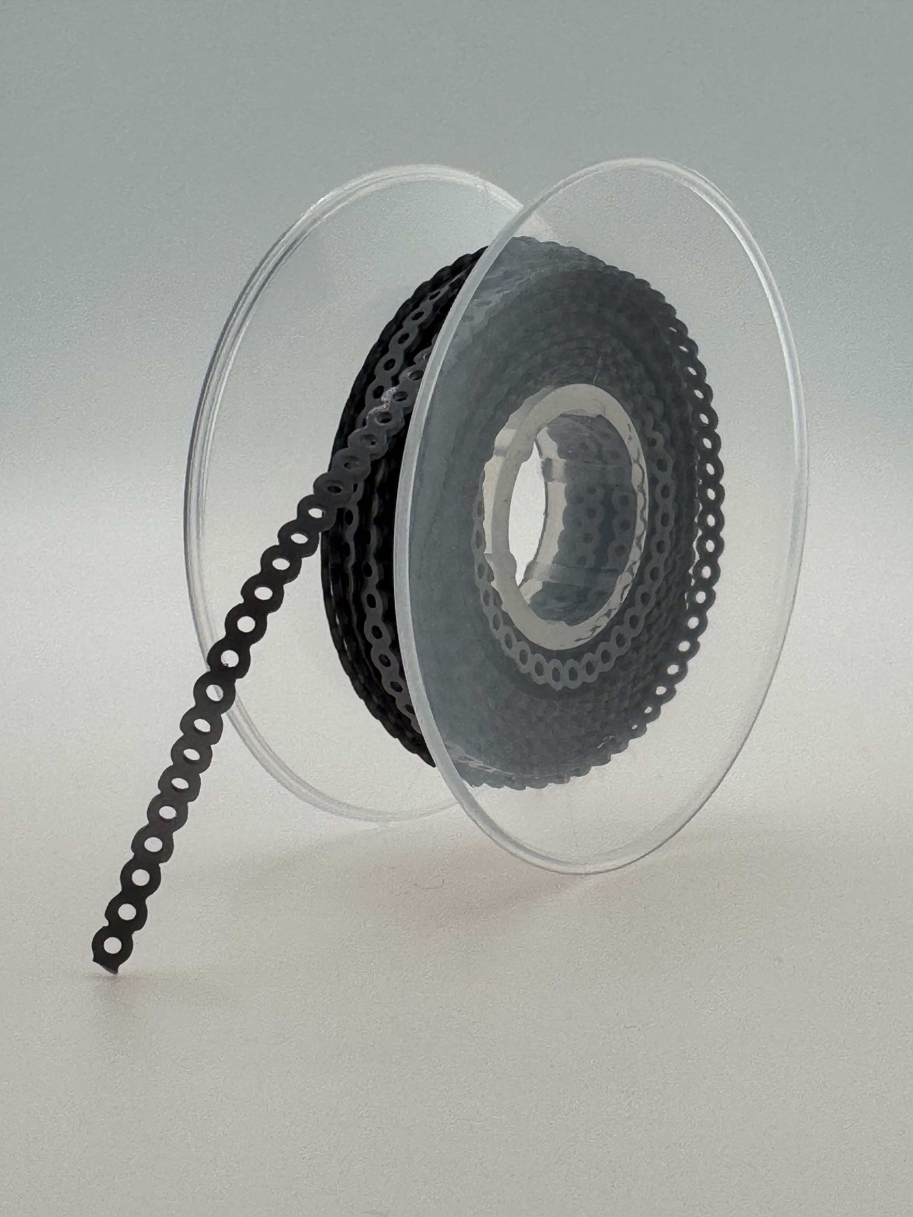 Elastische Kette auf Spule in verschiedenen Steg Abständen (4.57m Spule)